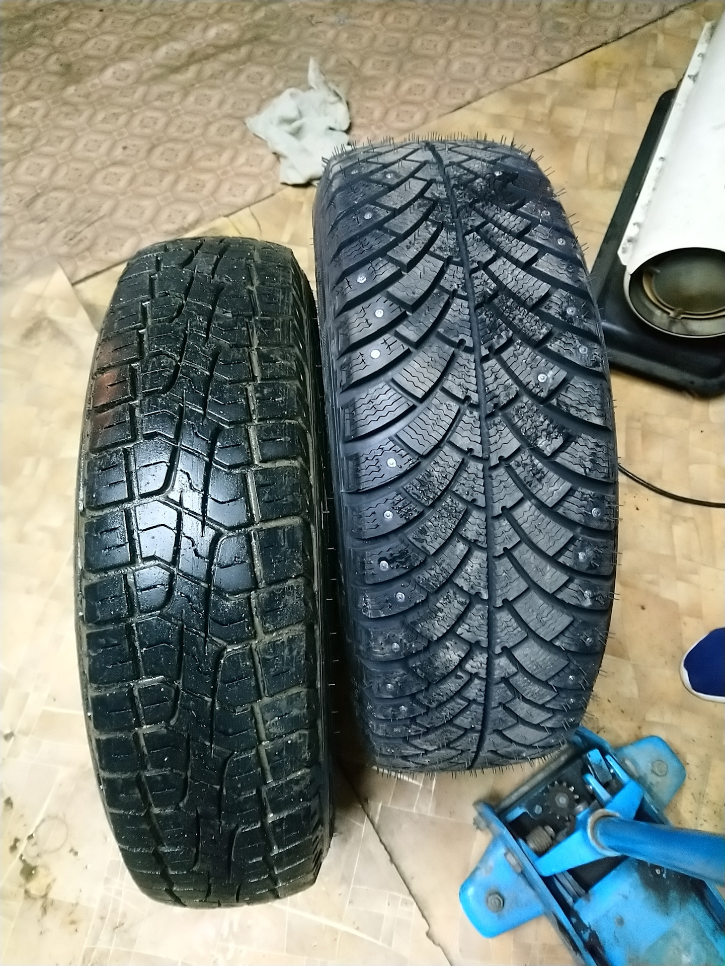 Резина Зимняя 215/65 r16 — Lada 4x4 3D, 1,7 л, 2016 года | шины | DRIVE2