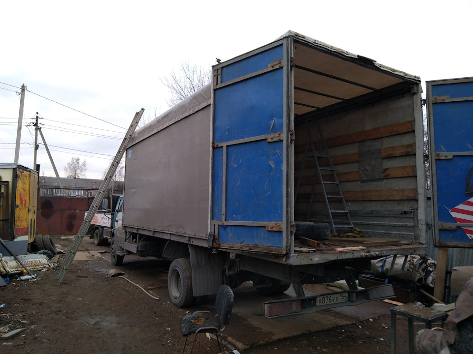 Замена тента на крыше и ремонт каркаса. — Сообщество «Грузовики и ...