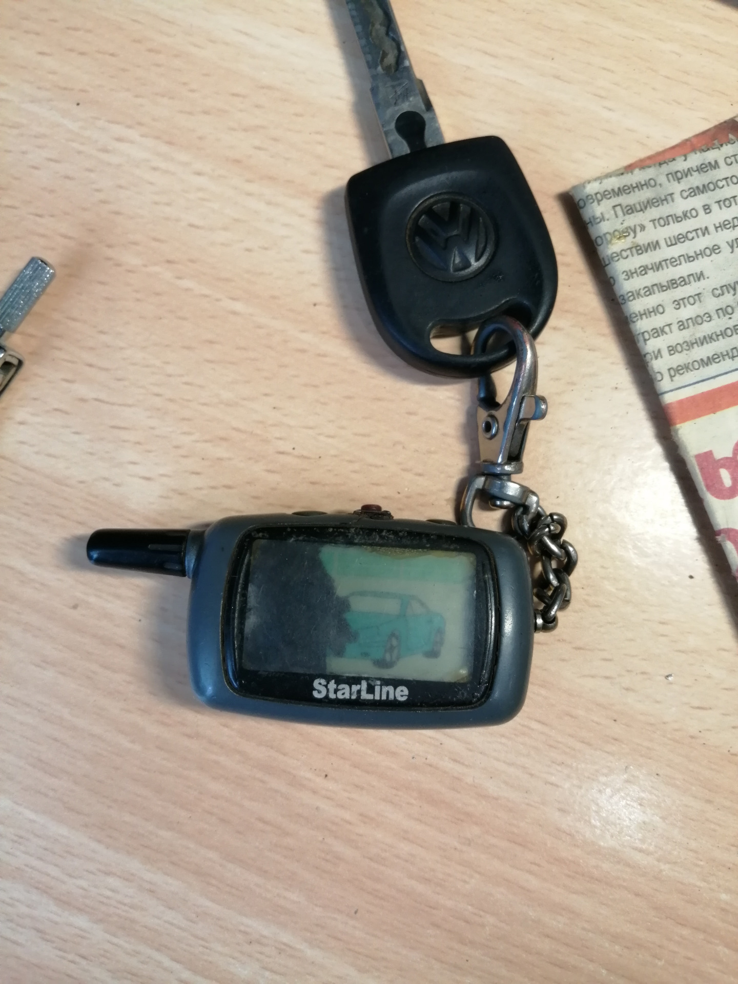 Замена сломанного брелка сигнализации StarLine A4 на универсальный ...