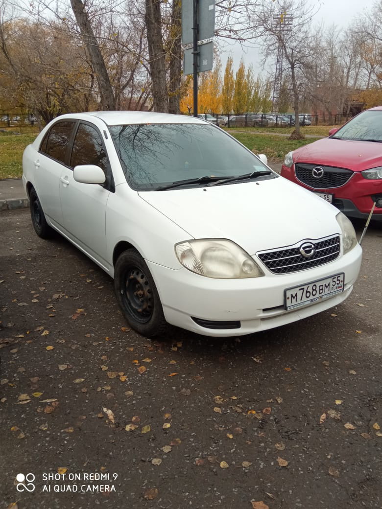 новые дворники или пошел 6 год =)) — Toyota Corolla (120), 1,5 л, 2000 ...
