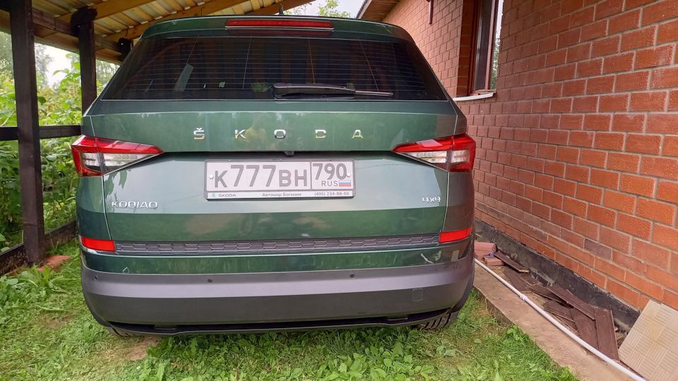 Имитация выхлопа — Skoda Kodiaq, 1,4 л, 2021 года | стайлинг | DRIVE2