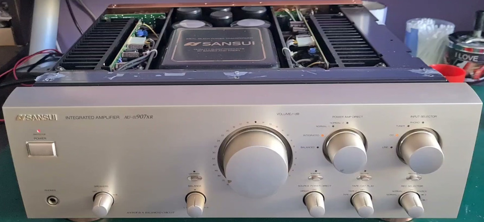 SANSUI VS-α607 SANSUI 1990-93 (X-Balanced 3rd+ gen.) Alpha DR, KX: AU