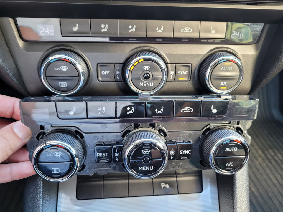 Блок климата от kodiaq — Skoda Octavia A7 Mk3, 1,4 л, 2015 года ...