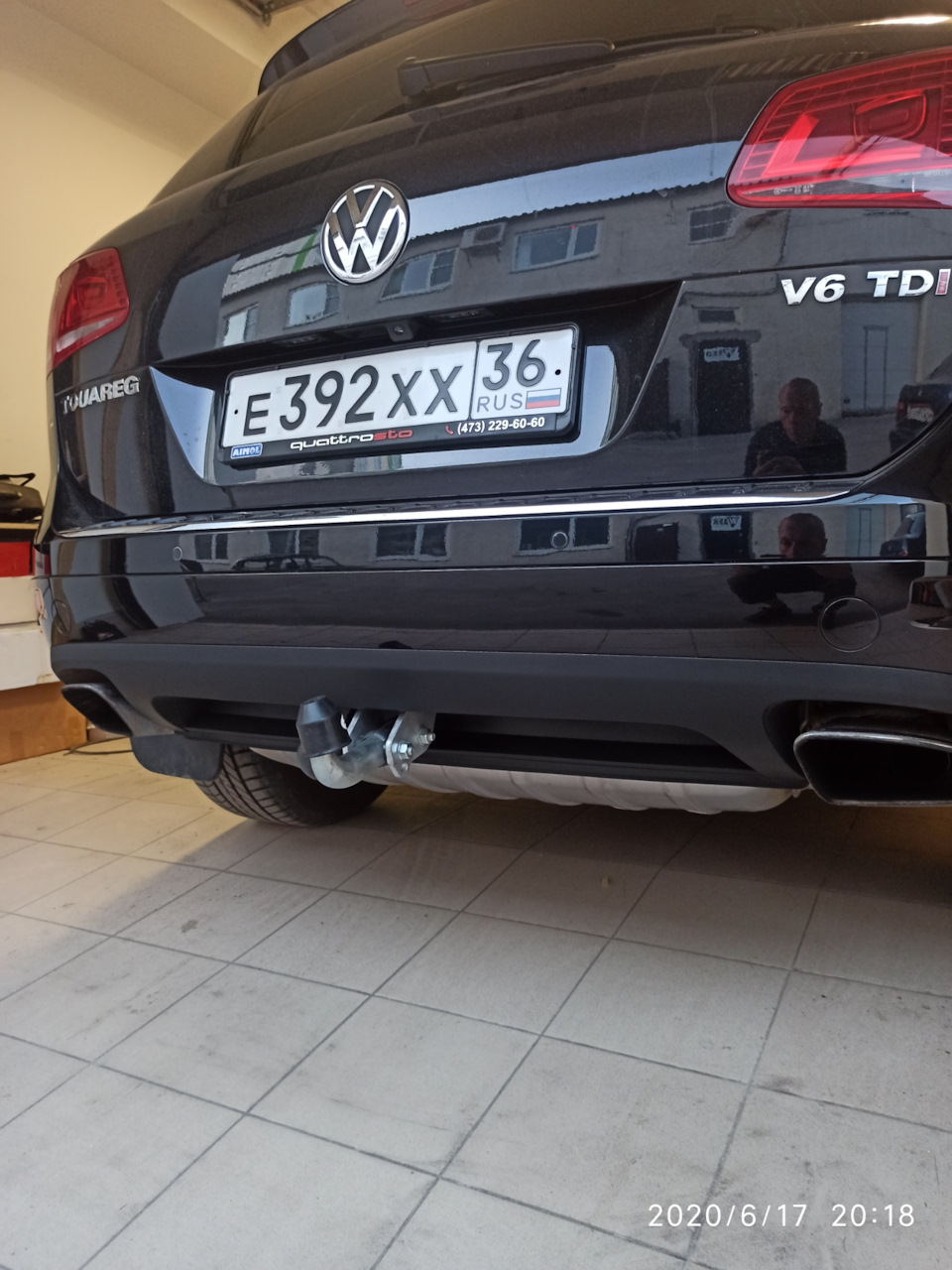 Фаркоп и велоприцеп на touareg — Volkswagen Touareg (2G), 3 л, 2013 ...