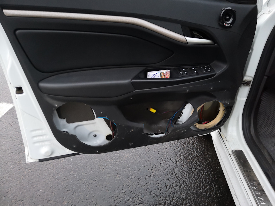 Дверная карта веста автозвук