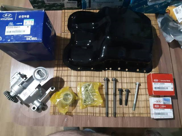 Комплект для установки маслонасоса G4KD на G4KE G4KH вместо ББВ на KIA ...