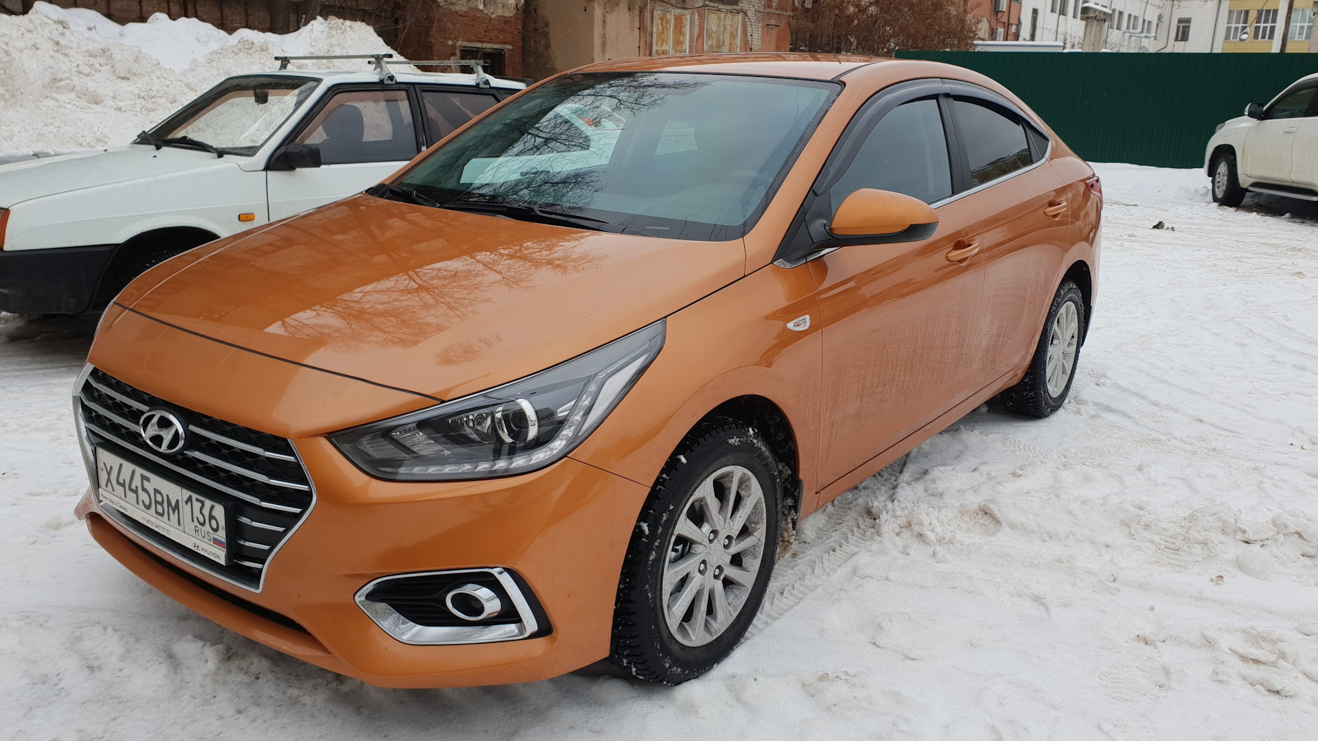 Hyundai Solaris (2G) 1.6 бензиновый 2018 | Рыжик на DRIVE2