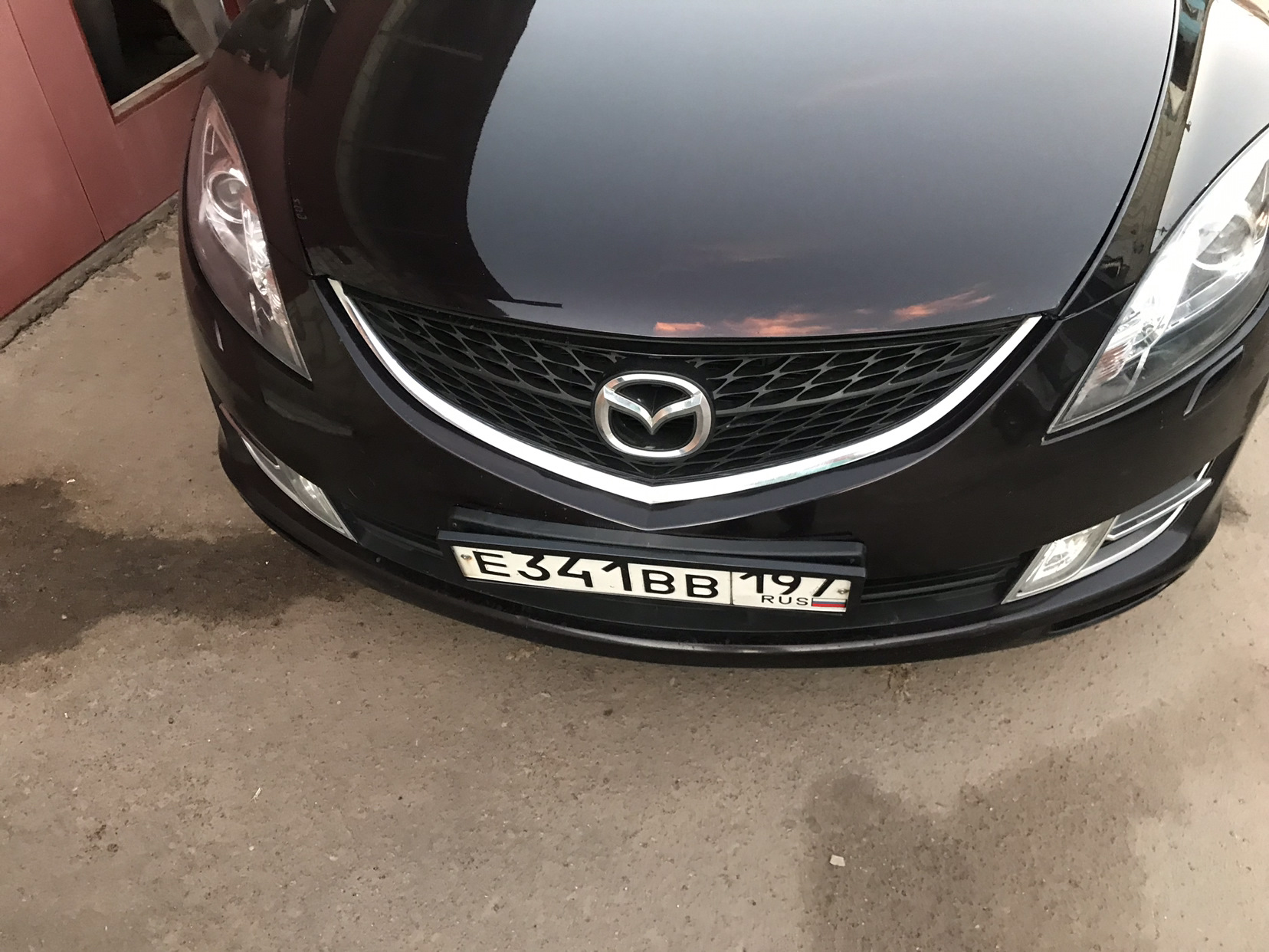 9. Поставил широкие рамки — Mazda 6 (2G) GH, 2 л, 2008 года | аксессуары |  DRIVE2