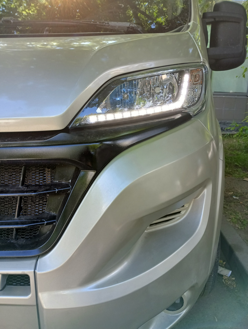 069 Подключение led фар — FIAT Ducato III, 2,3 л, 2013 года | своими руками  | DRIVE2