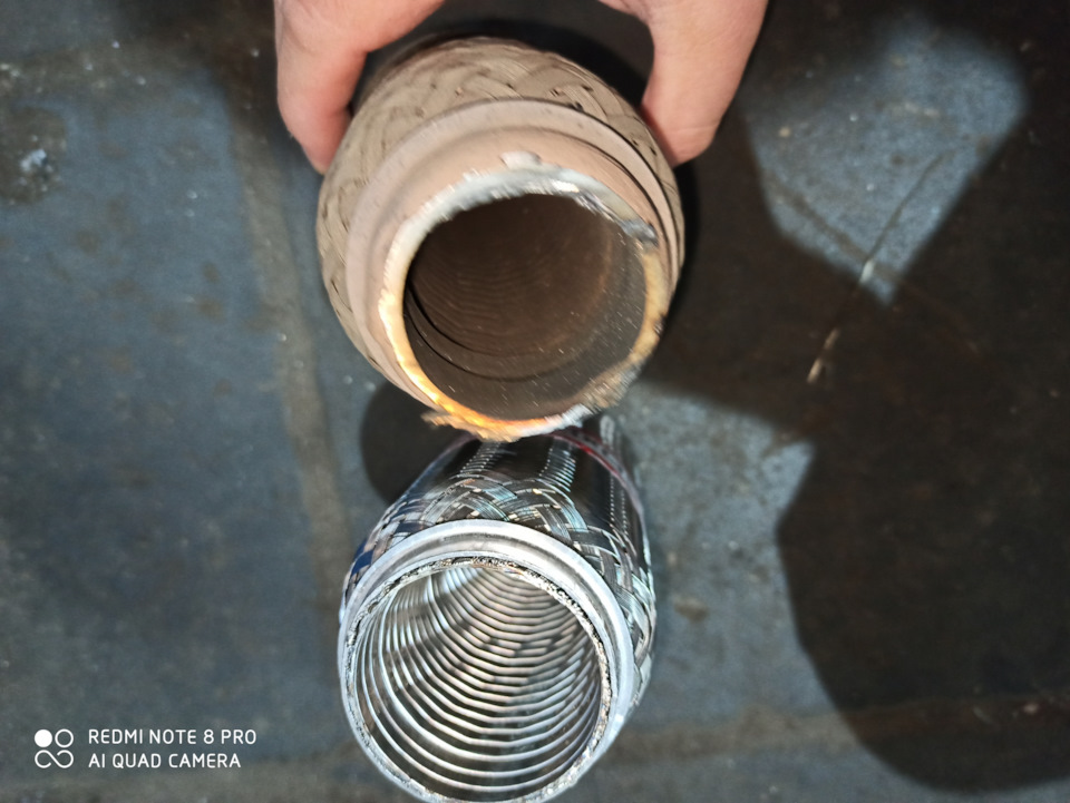 Прогорела гофра глушителя — FIAT Croma II, 2,2 л, 2008 года | визит на ...