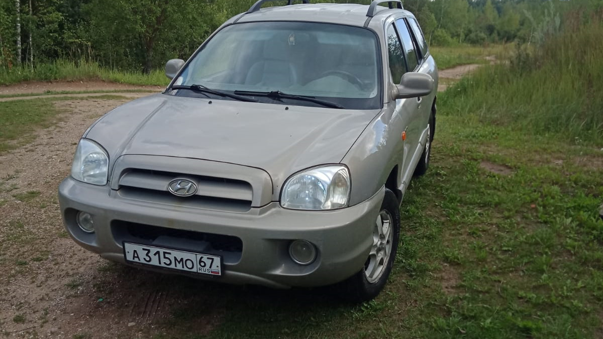 Hyundai Santa Fe (1G) 2.0 дизельный 2008 | Серая мышь на DRIVE2