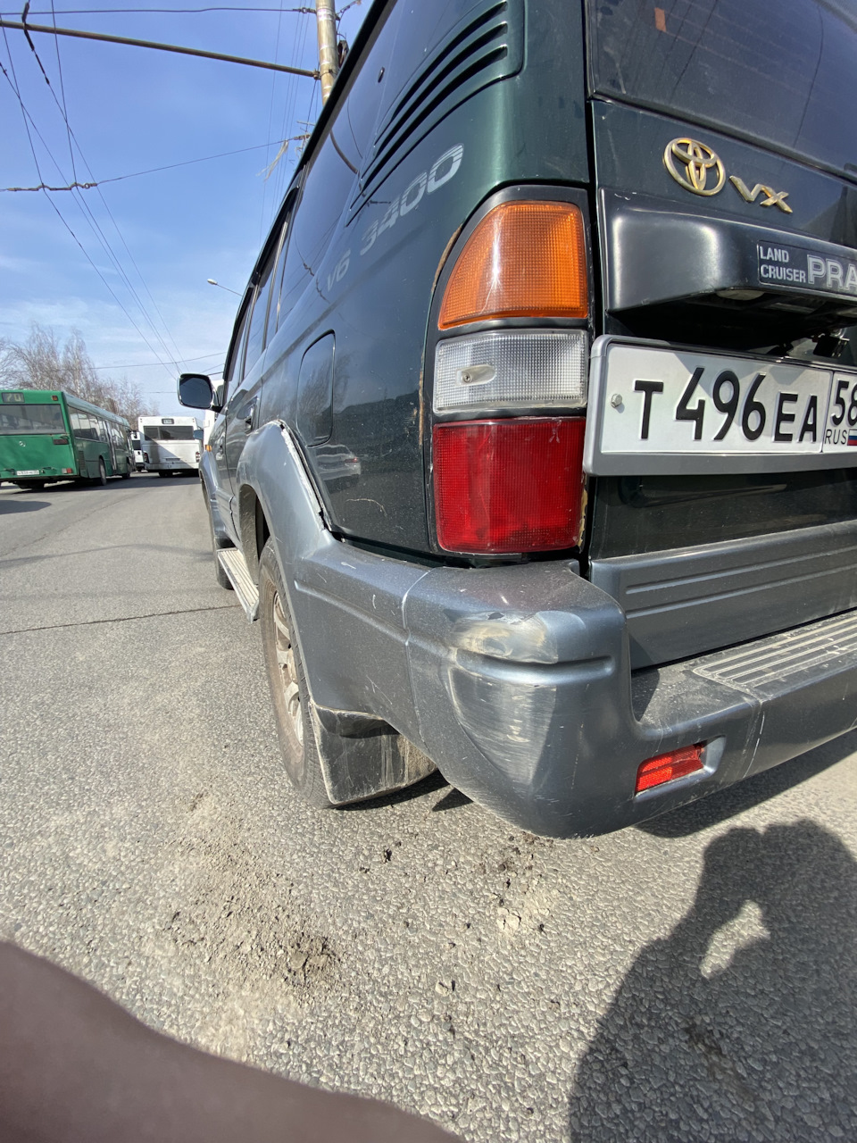 ДТП — Toyota Land Cruiser Prado 90-series, 3,4 л, 1998 года | ДТП | DRIVE2