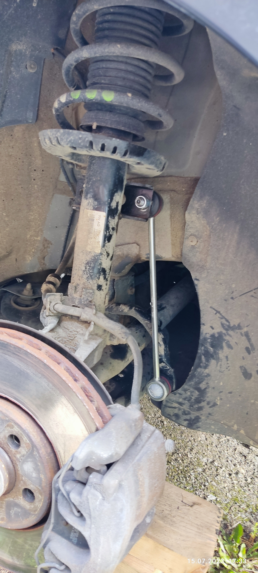 Замена тяг стабилизатора поло седан — Volkswagen Polo Sedan, 1,4 л ...