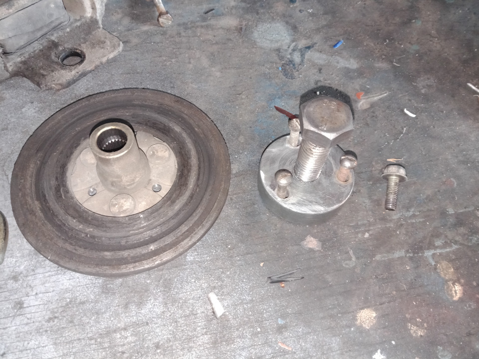 Замена подшипника шкива компрессора кондиционера — Nissan Patrol GR I ...