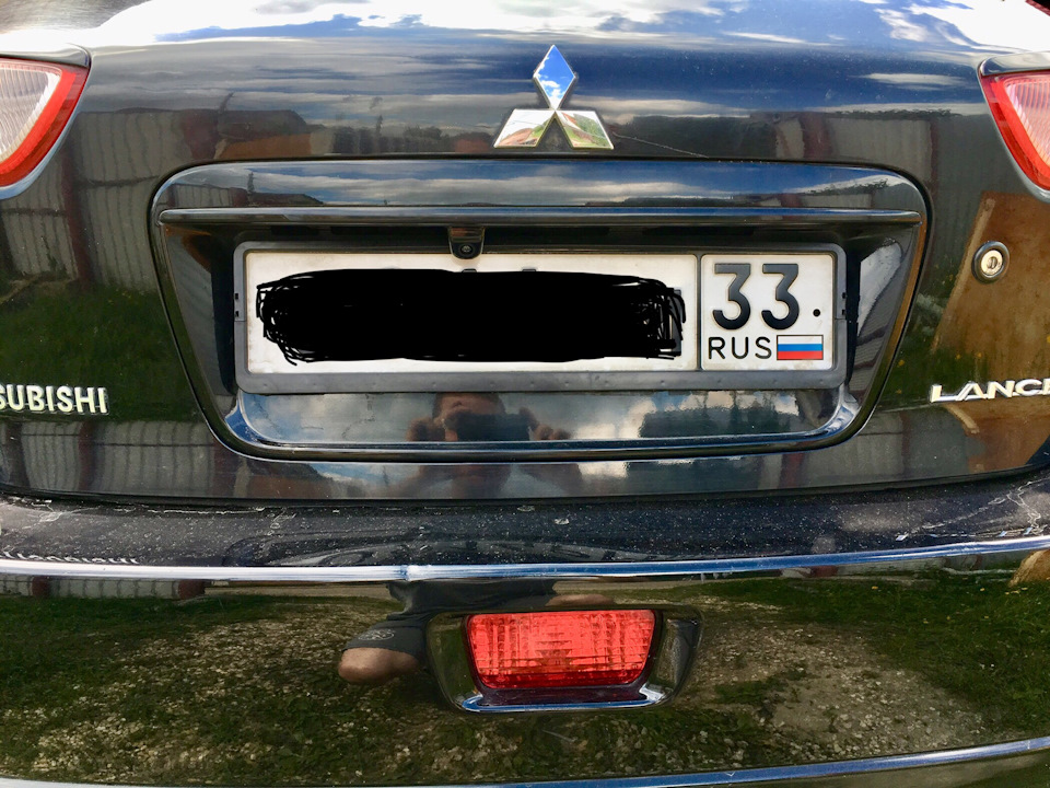 С камерой — Mitsubishi Lancer Sportback