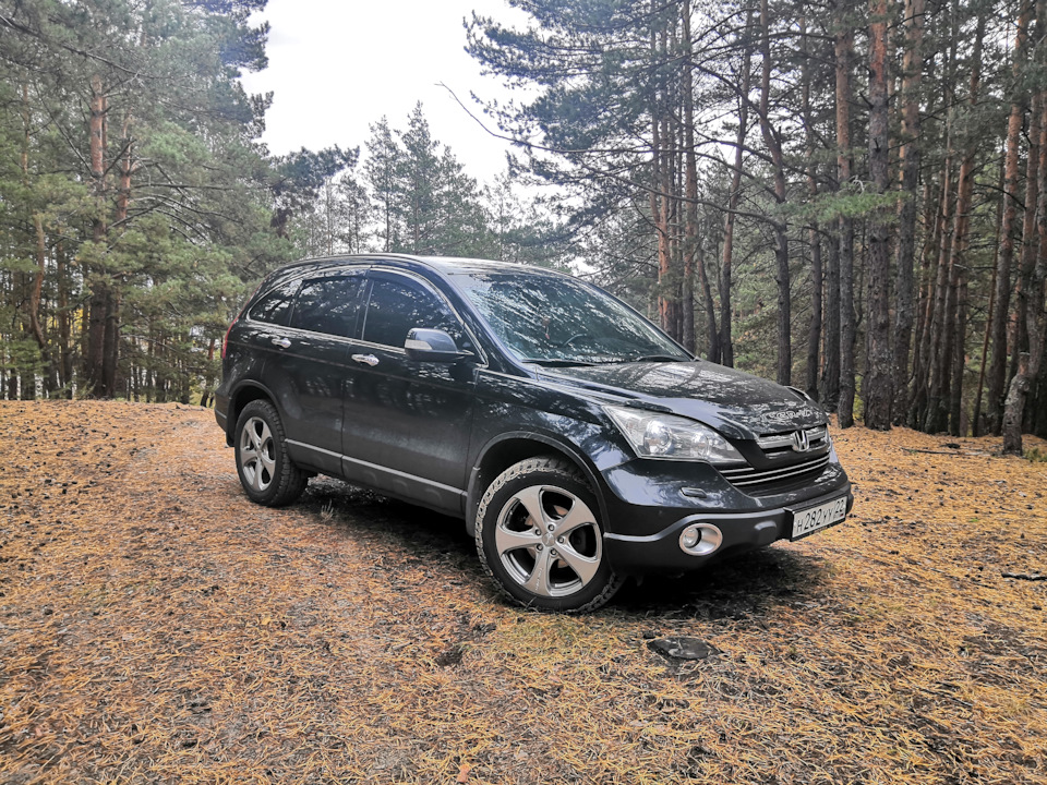 Тяга корректора фар CR-V 3 + чехол рукоятки КП. — Honda CR-V (RE), 2,4 ...