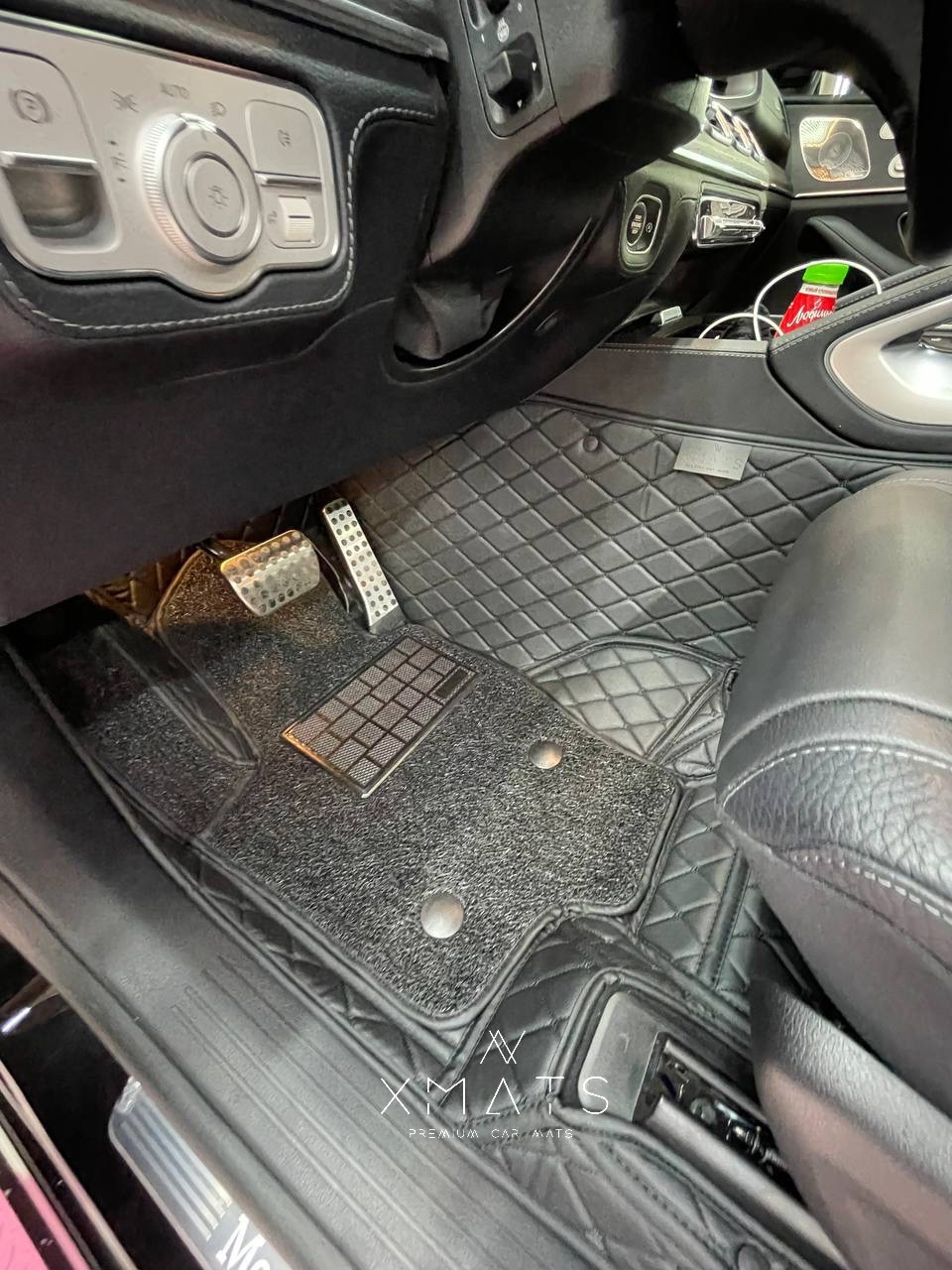 Коврики из экокожи для Mercedes-Benz GLS X167. 3D коврики из экокожи ...
