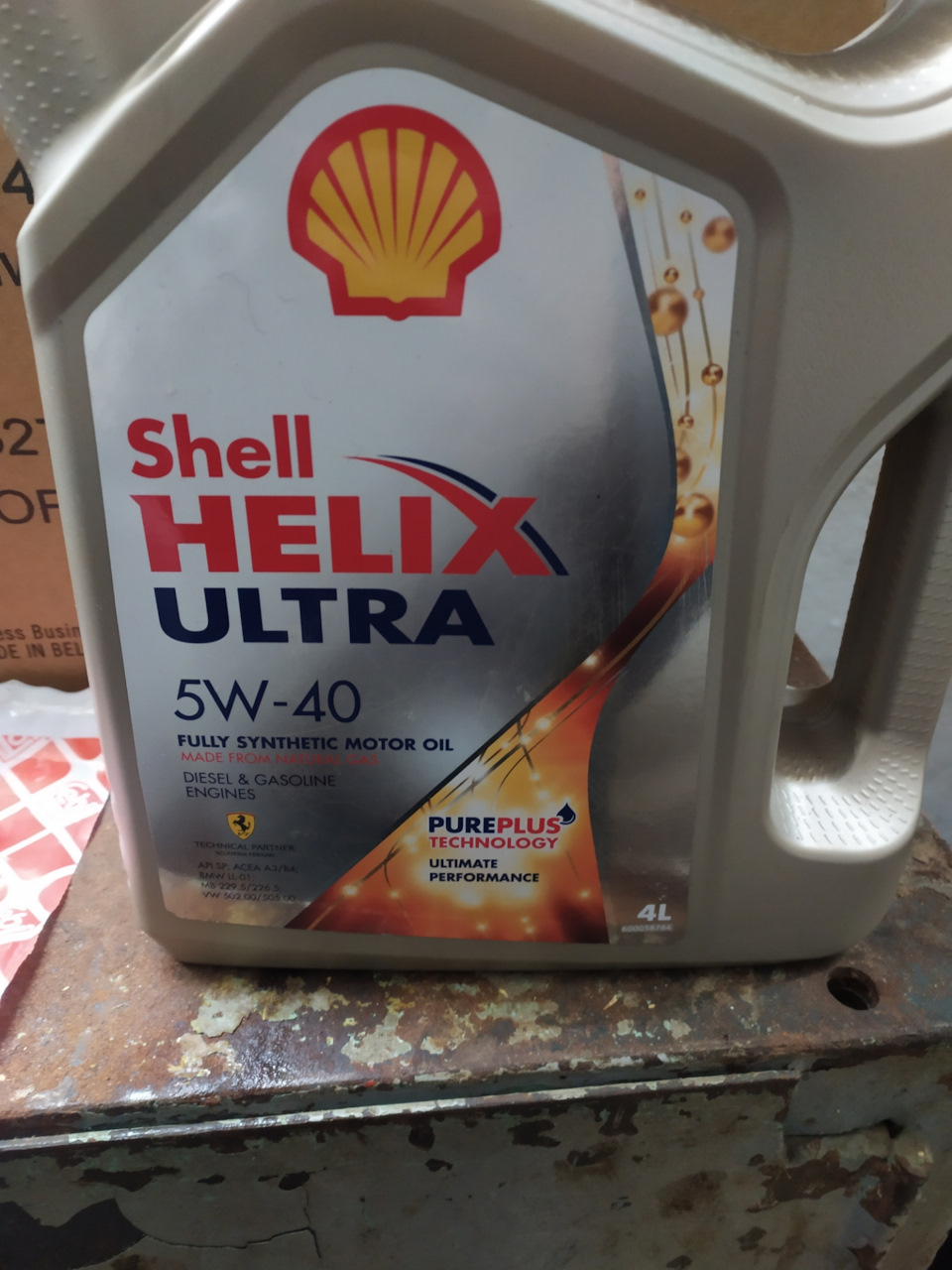 Фото shell helix ultra 5w40