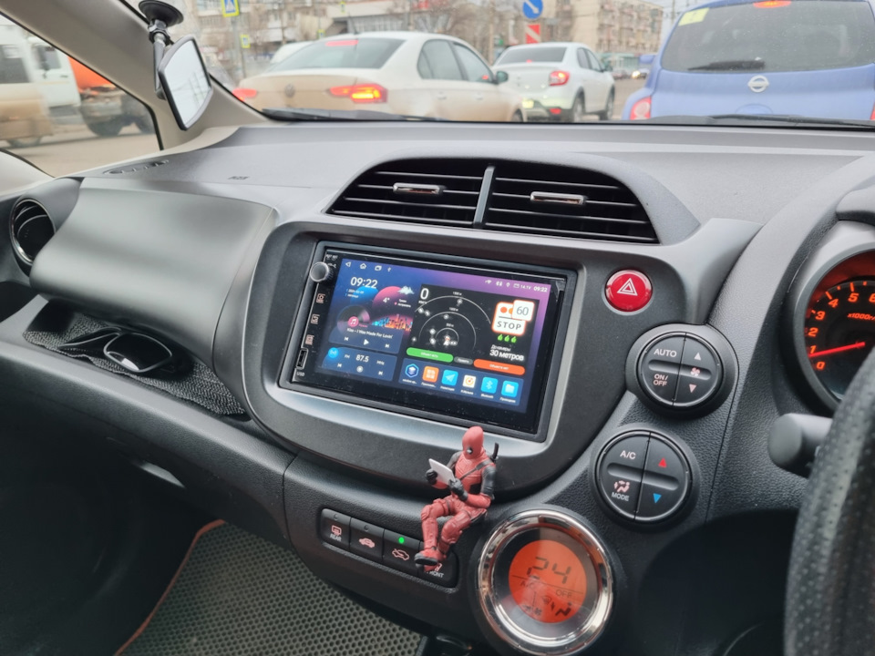Установка магнитолы и сигнализации — Honda Fit (2G), 1,5 л, 2011 года ...