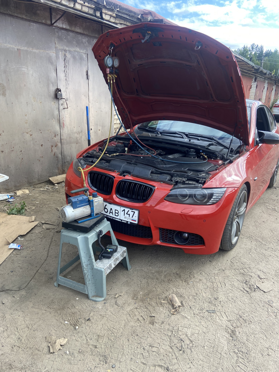 Восстановление кондиционера — BMW 3 series Coupe (E92), 2,5 л., 2007 ...