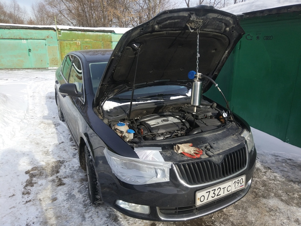 Промывка форсунок шкода. Чистка форсунок GX 100 на 2.0TSI.