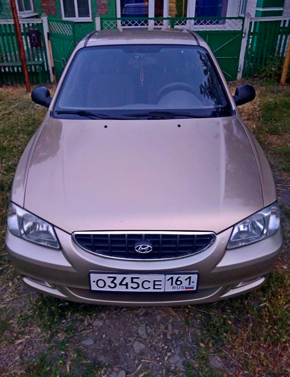 Тонировка — Hyundai Accent (2G), 1,5 л, 2005 года | стайлинг | DRIVE2