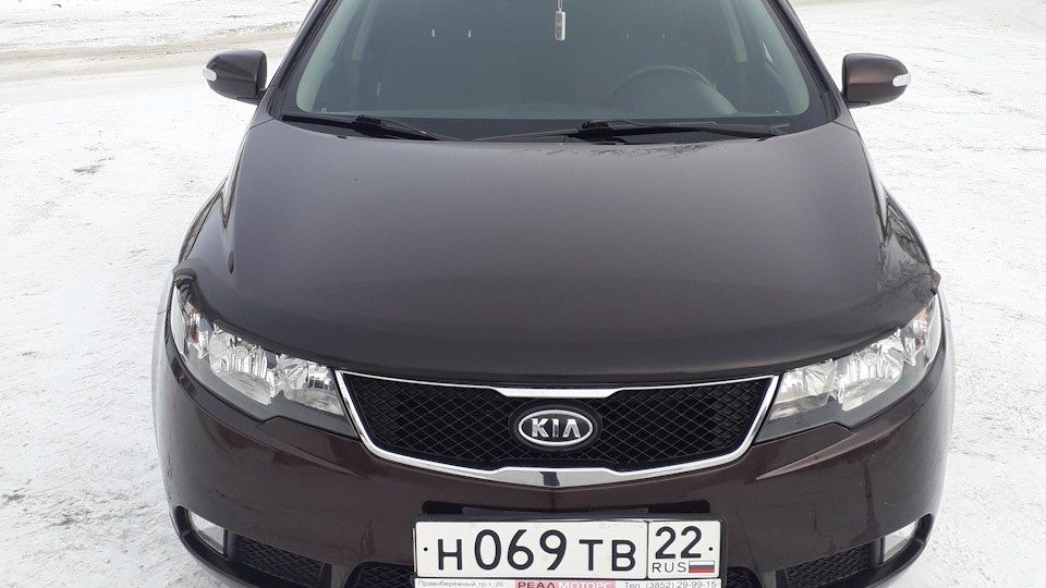Замена левой лампы ближнего света на Церато 2 — KIA Cerato (2G), 1,6 л ...