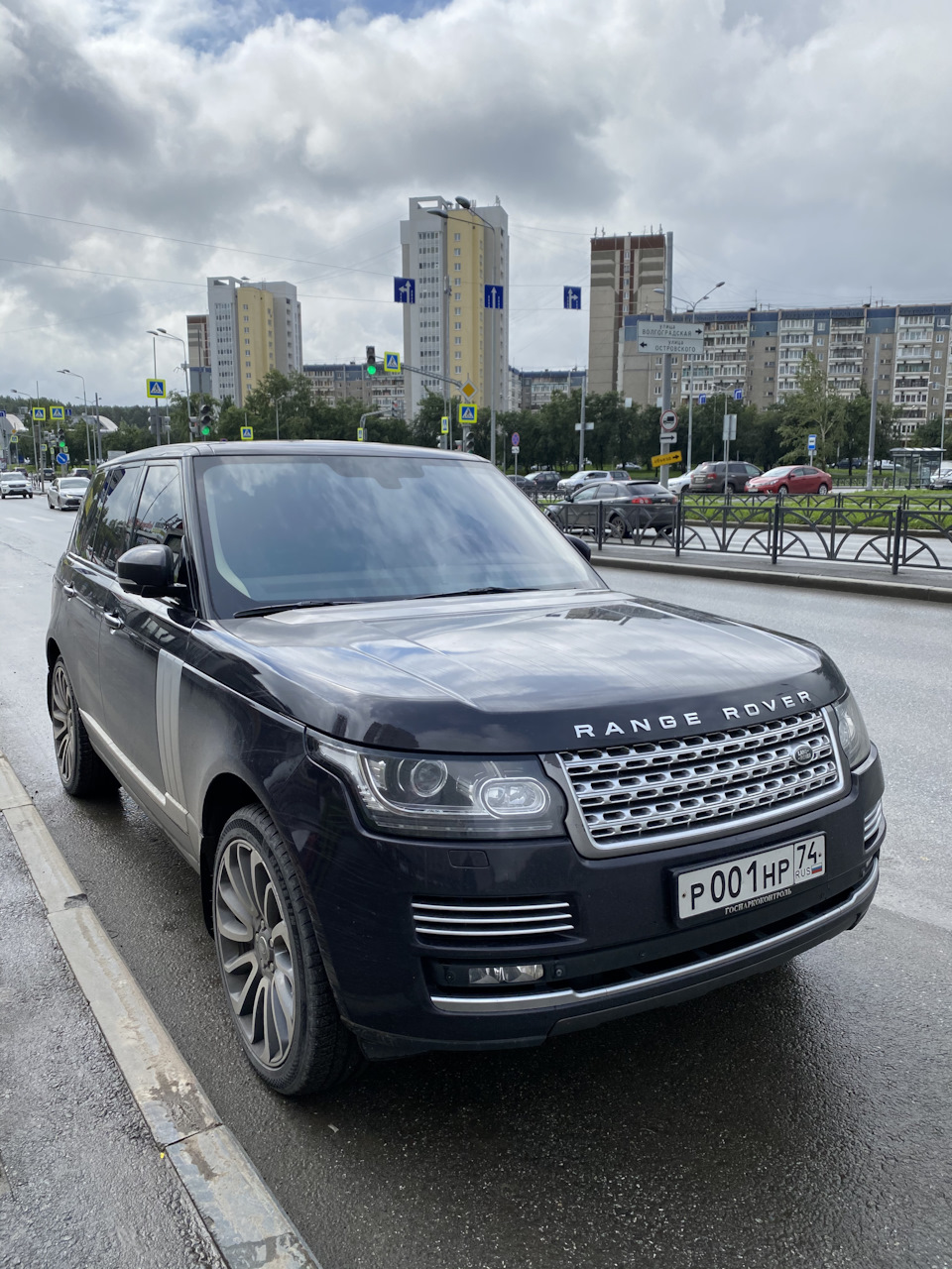 Пленка на лобовое — Land Rover Range Rover (4G), 4,4 л, 2013 года ...
