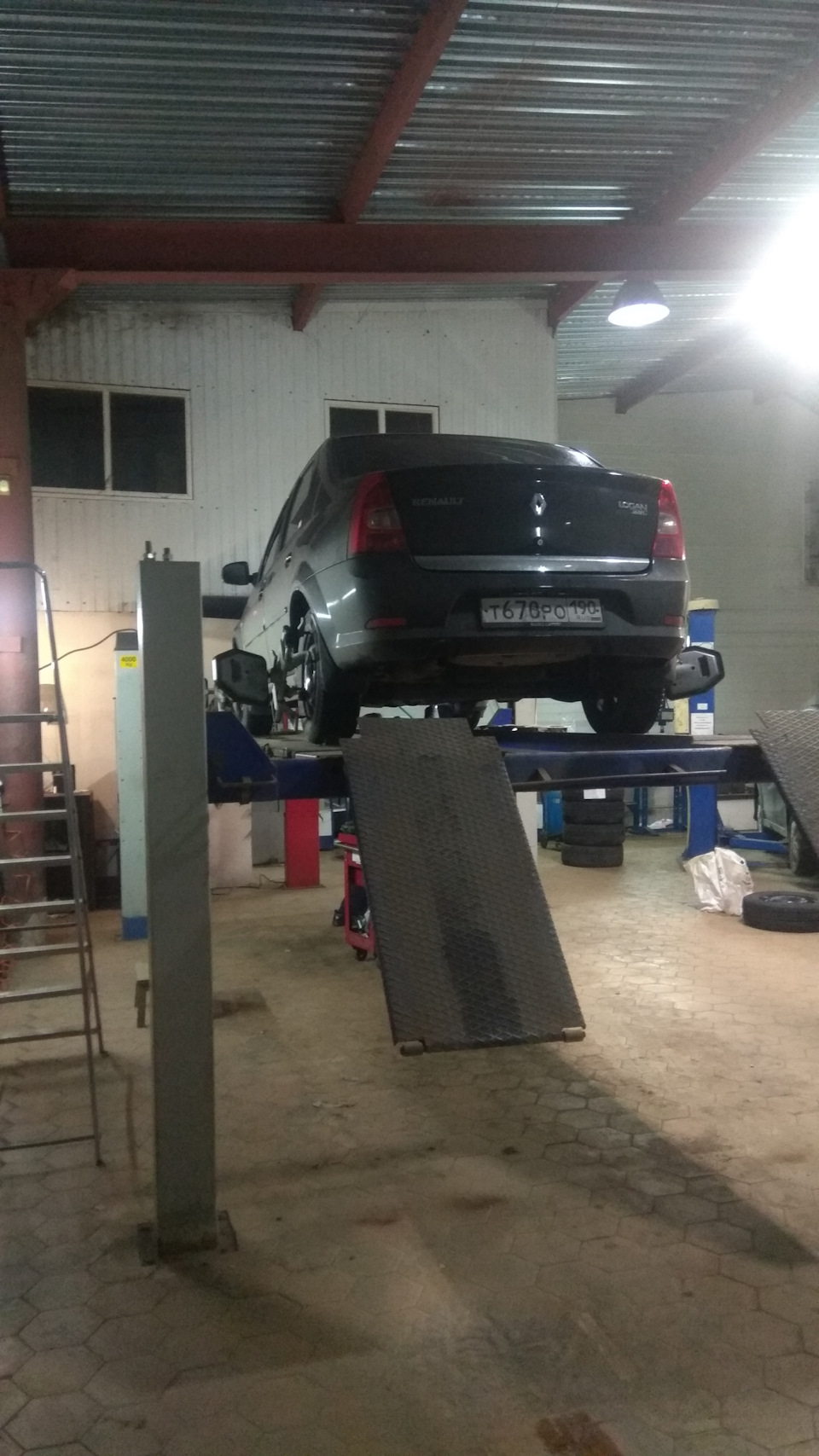 Сход развал после замены рулевых наконечников и шаровых — Renault Logan ...