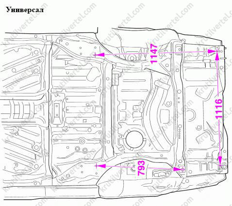 Кузов гольф 2 схема