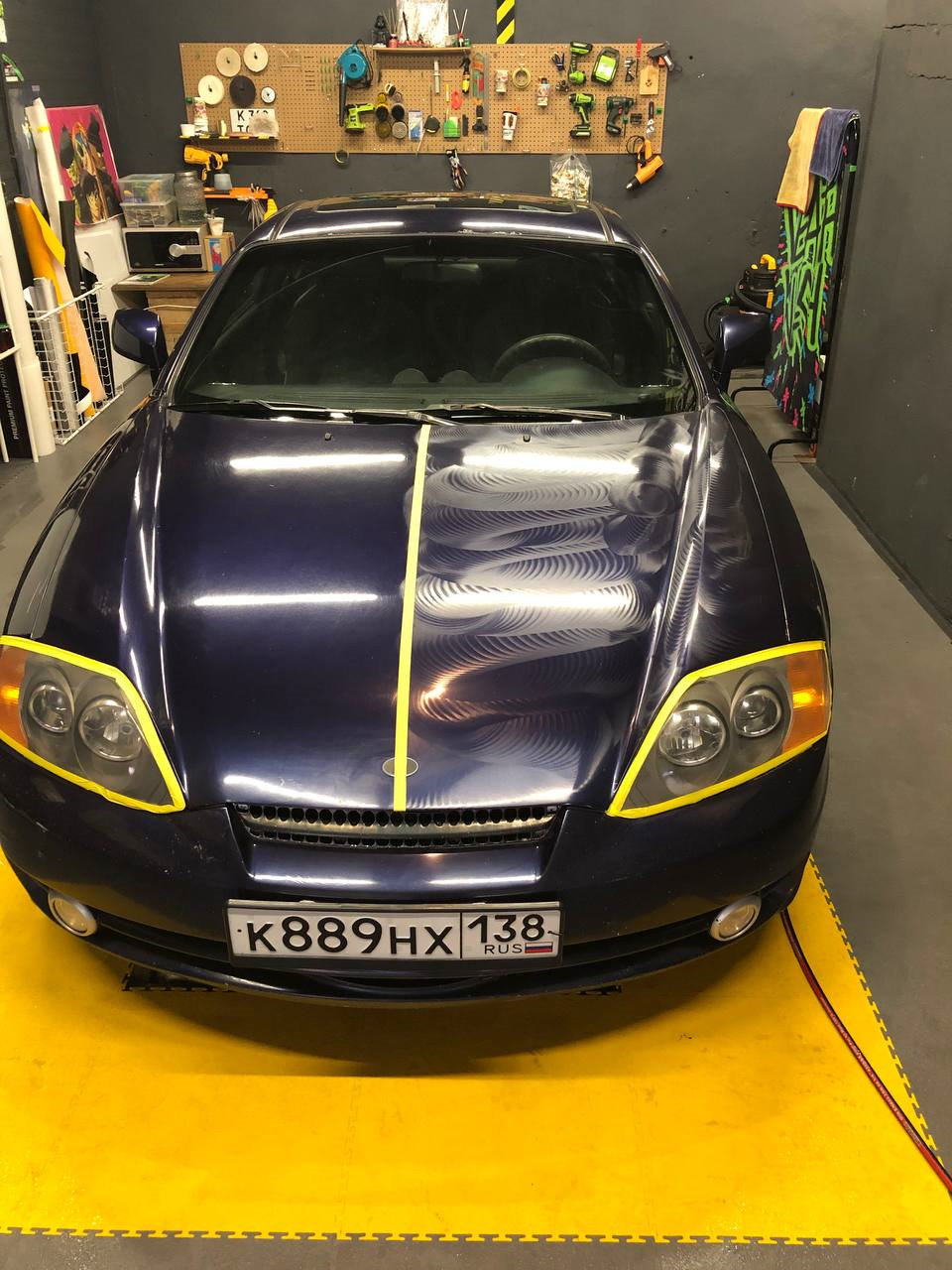 Полировка перед продажей, магия преображения старого авто — Hyundai Tiburon  (GK), 2 л, 2002 года | стайлинг | DRIVE2