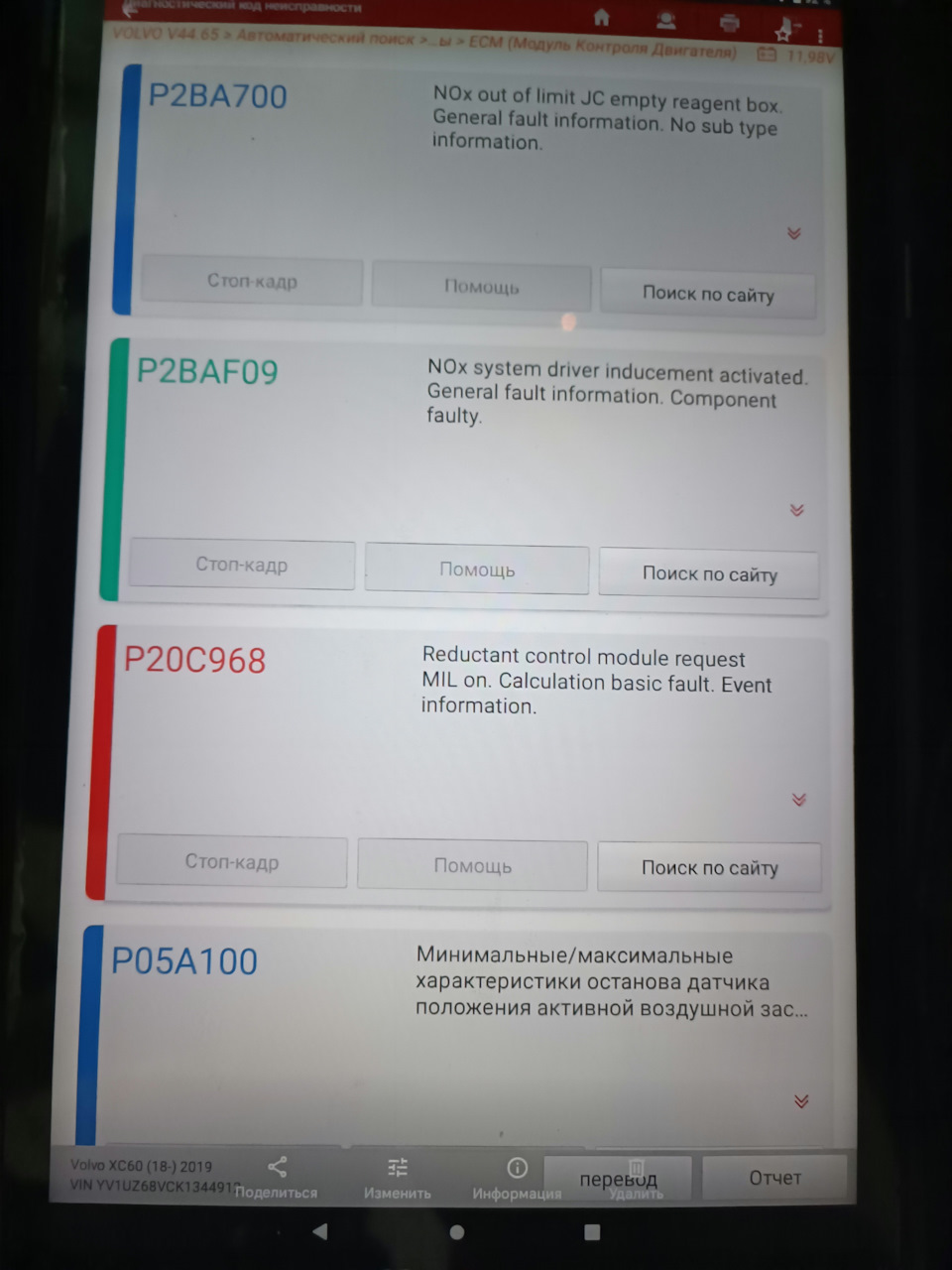 Фото в бортжурнале Volvo XC60 (2G)