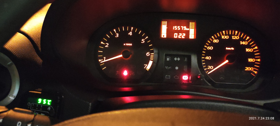 25.07.21-15600км- Поломка Замена ДТОЖ на Ларгусе с двигателем 21129 ...