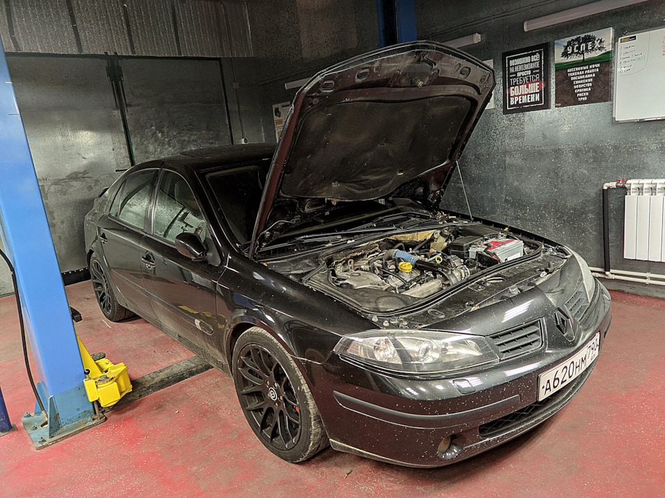 Снова выставление фаз ГРМ + замена ГРМ. Скоро на зимовку. — Renault ...