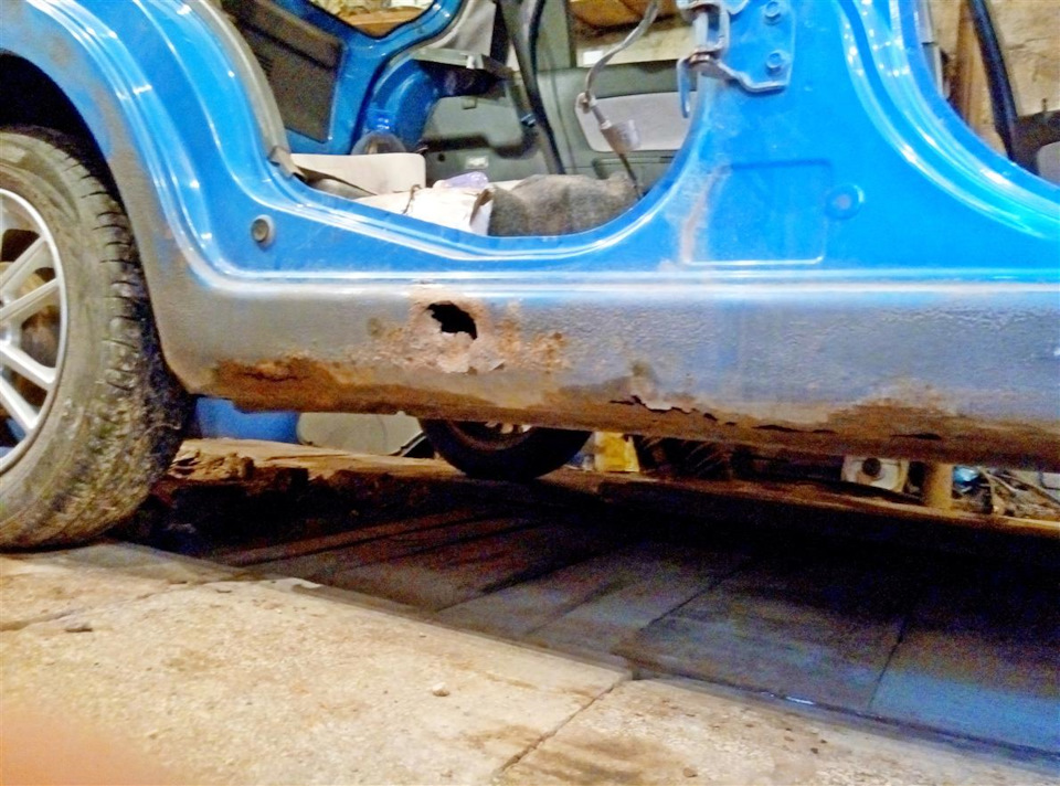 Установка на Spark порогов от Matiz — Chevrolet Spark (M200, M250), 0,8 ...