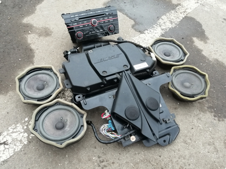 Штатная акустика BOSE к-кт Mazda 3 BK на Mazda 3 (1G) BK, Mazda 3 MPS ...