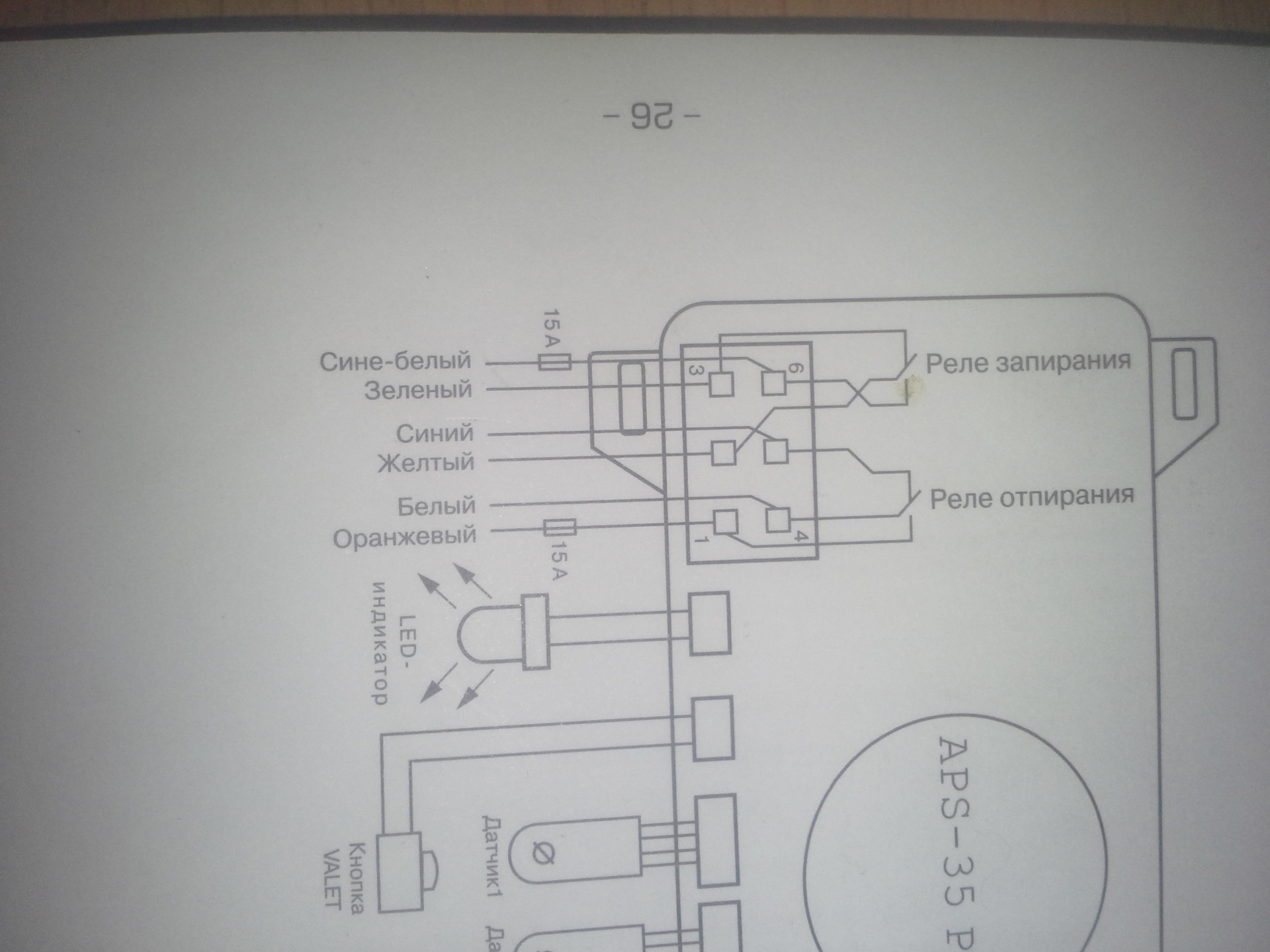 Sheriff aps 35 pro схема подключения