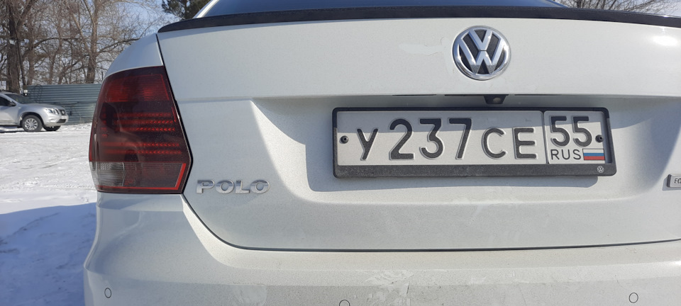 Led от Lumos в габариты фонарей Поло седан. — Volkswagen Polo Sedan, 1 ...