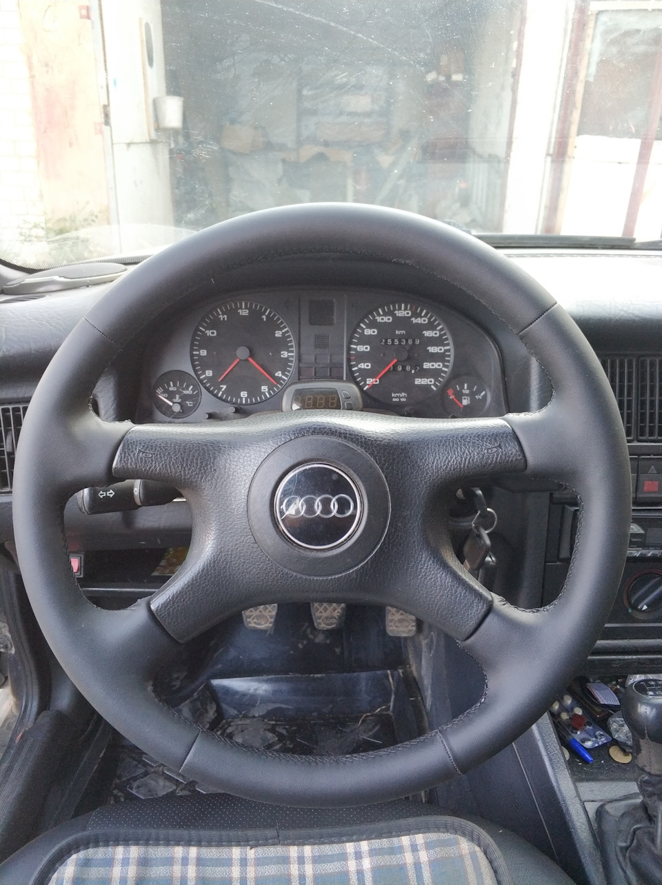 Оплетка руля — Audi 80 (B4), 2 л, 1992 года | тюнинг | DRIVE2