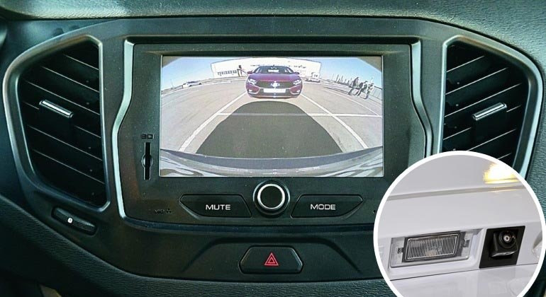 Установка камеры заднего вида на Lada Vesta — МАВИКО на DRIVE2