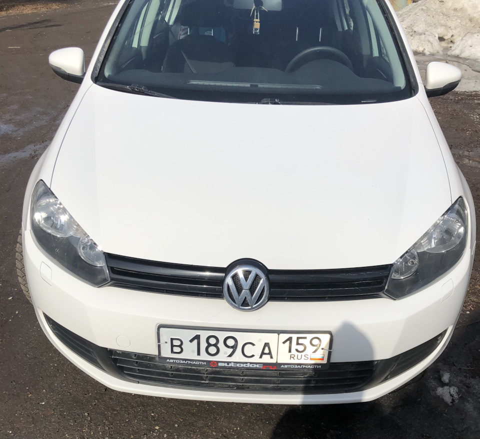 original рамки под номер — Volkswagen Golf Mk6, 1,6 л, 2012 года | стайлинг  | DRIVE2