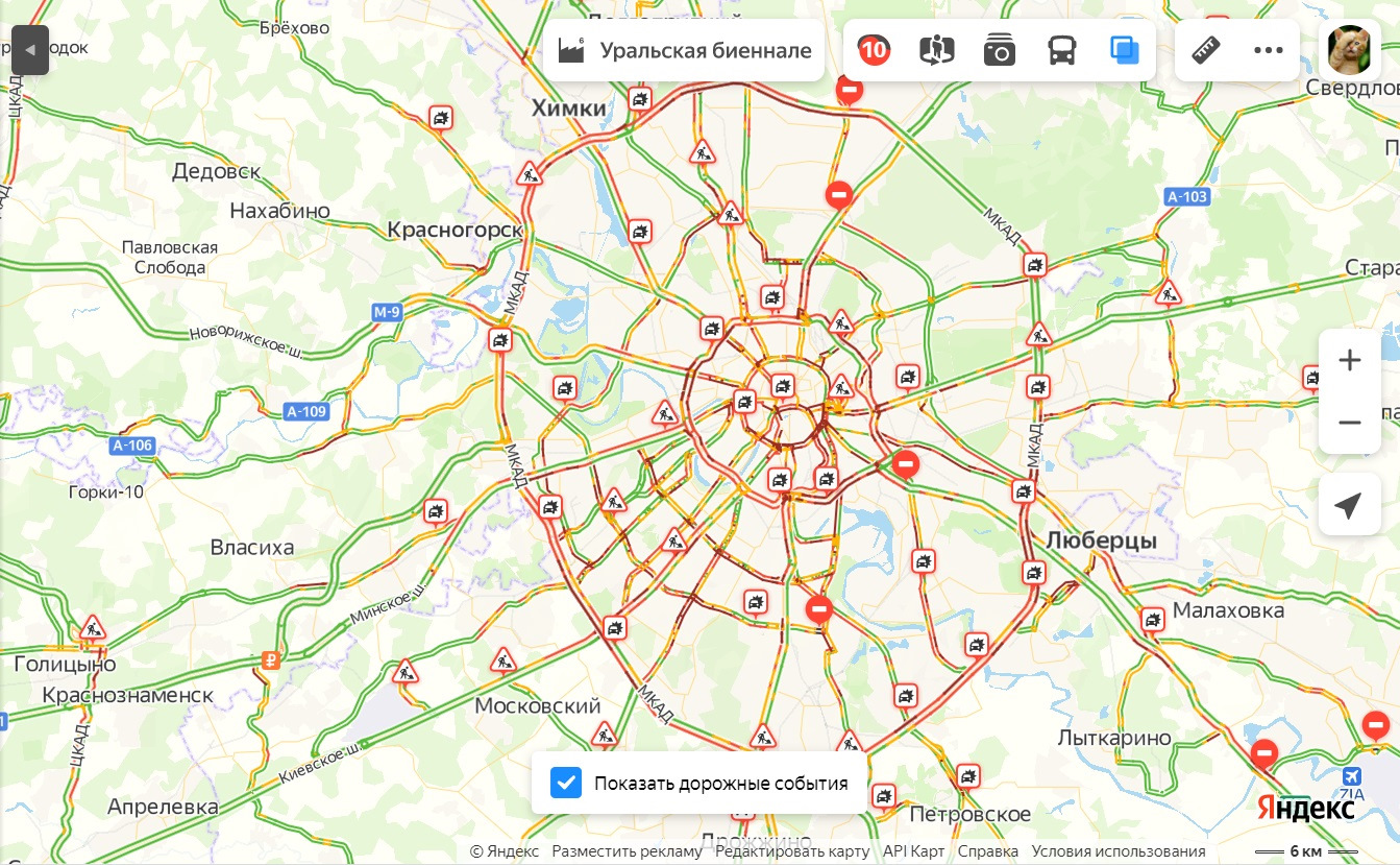 Maps 213 moscow ll. Люберцы пробки 10 баллов на карте.