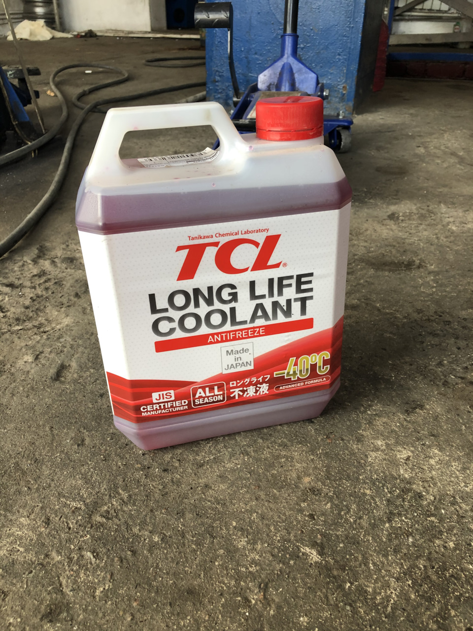 LLC01236 Антифриз LLC 4L 40C красный (Япония) TCL | Запчасти на DRIVE2