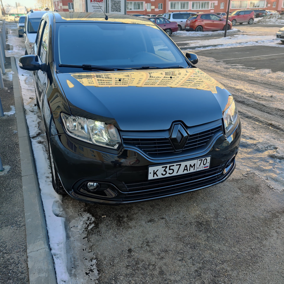 Антихром Renault Logan 2 — Renault Logan (2G), 1,6 л, 2017 года |  аксессуары | DRIVE2