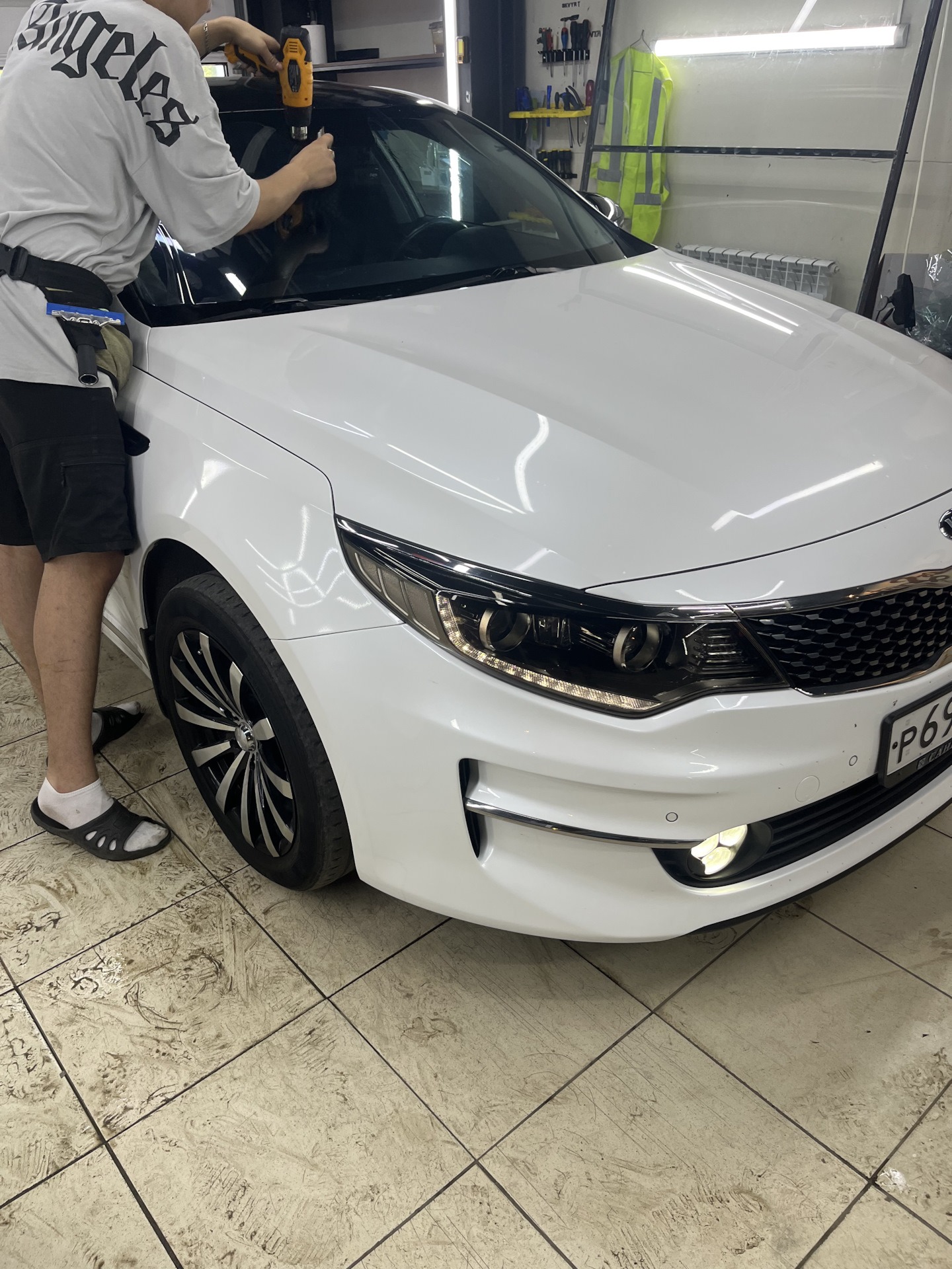 Атермальная пленка на лобовое — KIA Optima (4G), 2 л, 2017 года | стайлинг  | DRIVE2