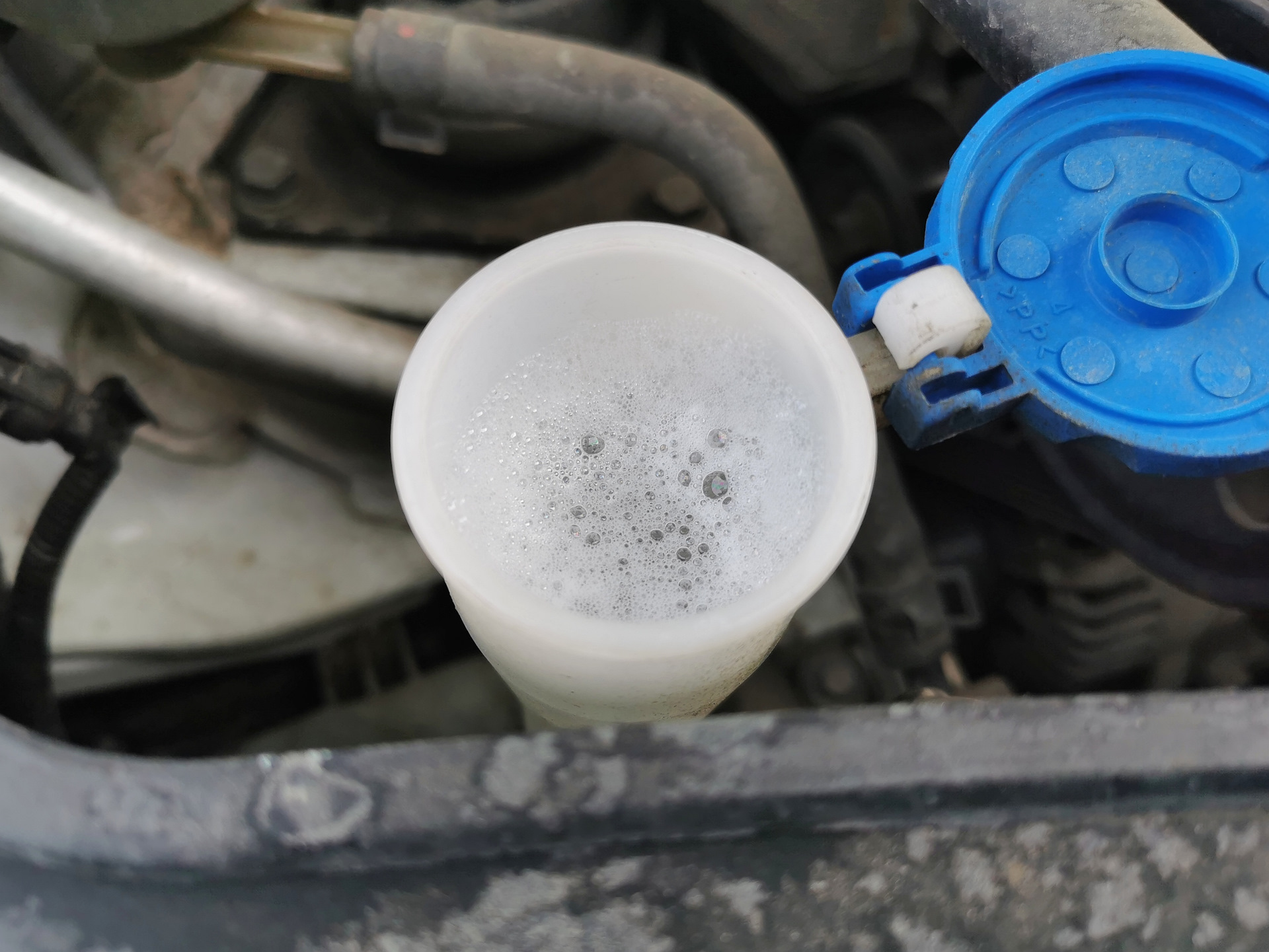 "Сопли" в бачке омывайки, откуда вы? И летний омыватель — KIA Cerato ...