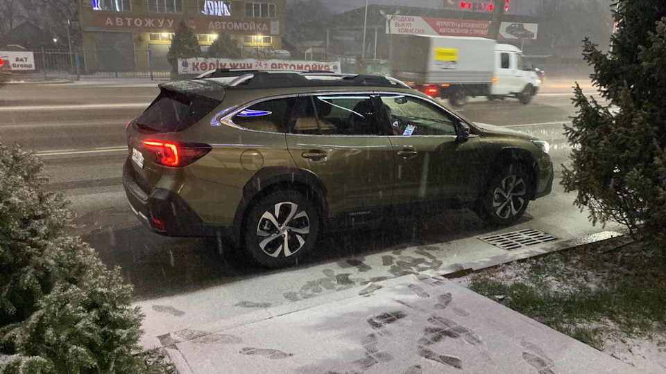 Subaru Outback (BT) 2.5 бензиновый 2022 | Зеленый танк на DRIVE2