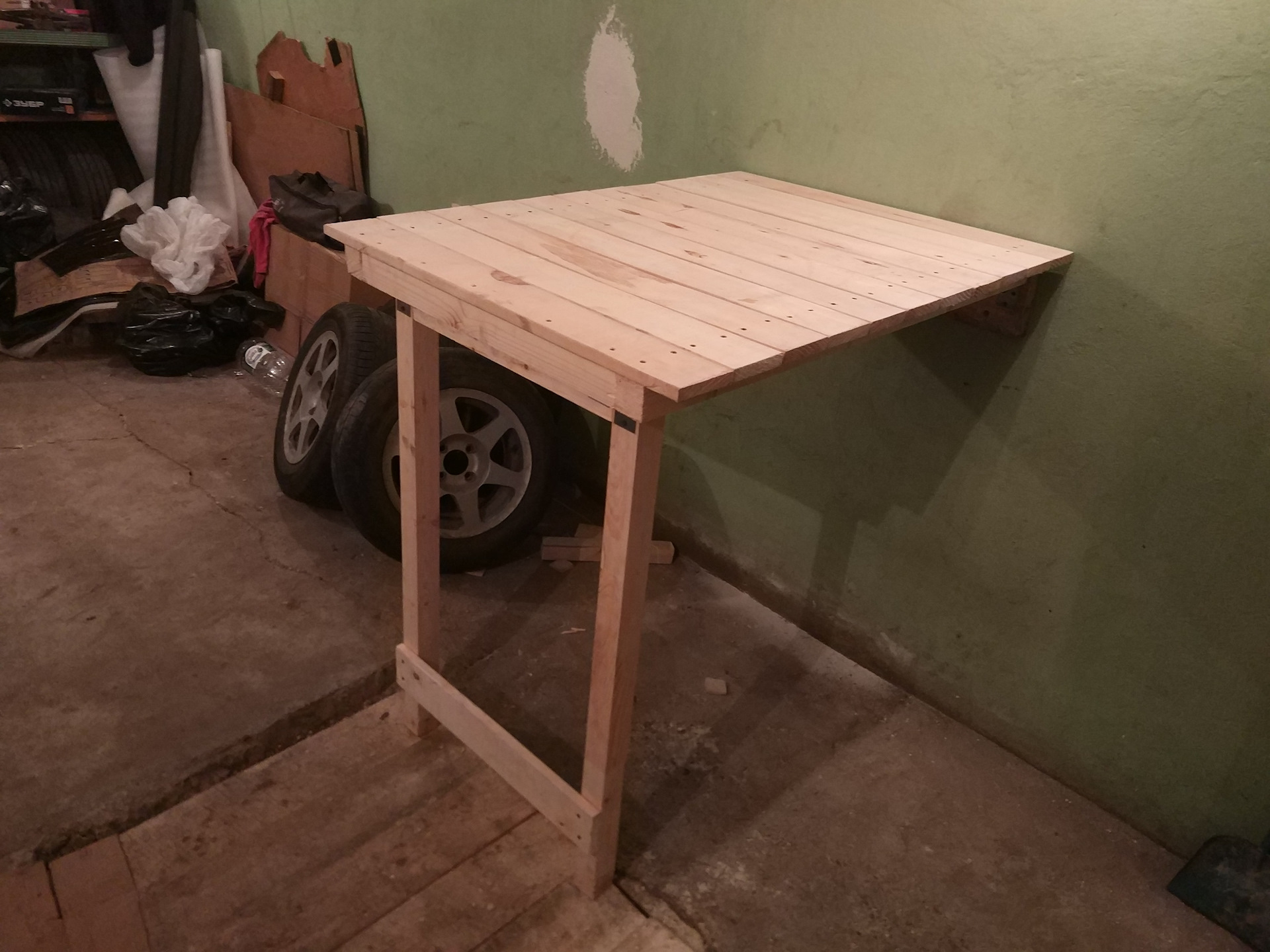 складной стол для гаража