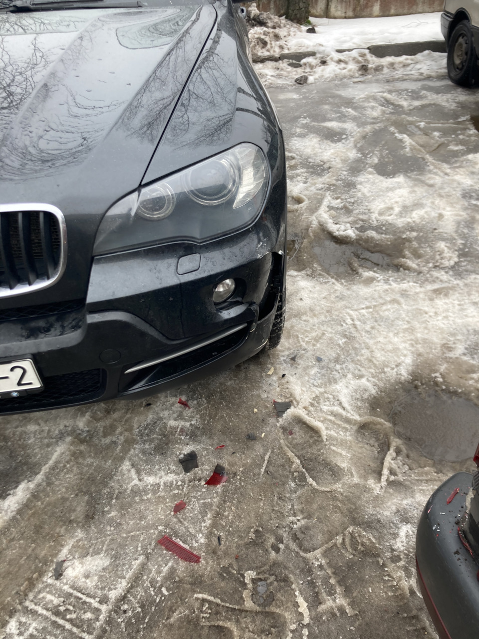 ДТП и прощай крыло. — BMW X5 (E70), 3 л, 2008 года | ДТП | DRIVE2