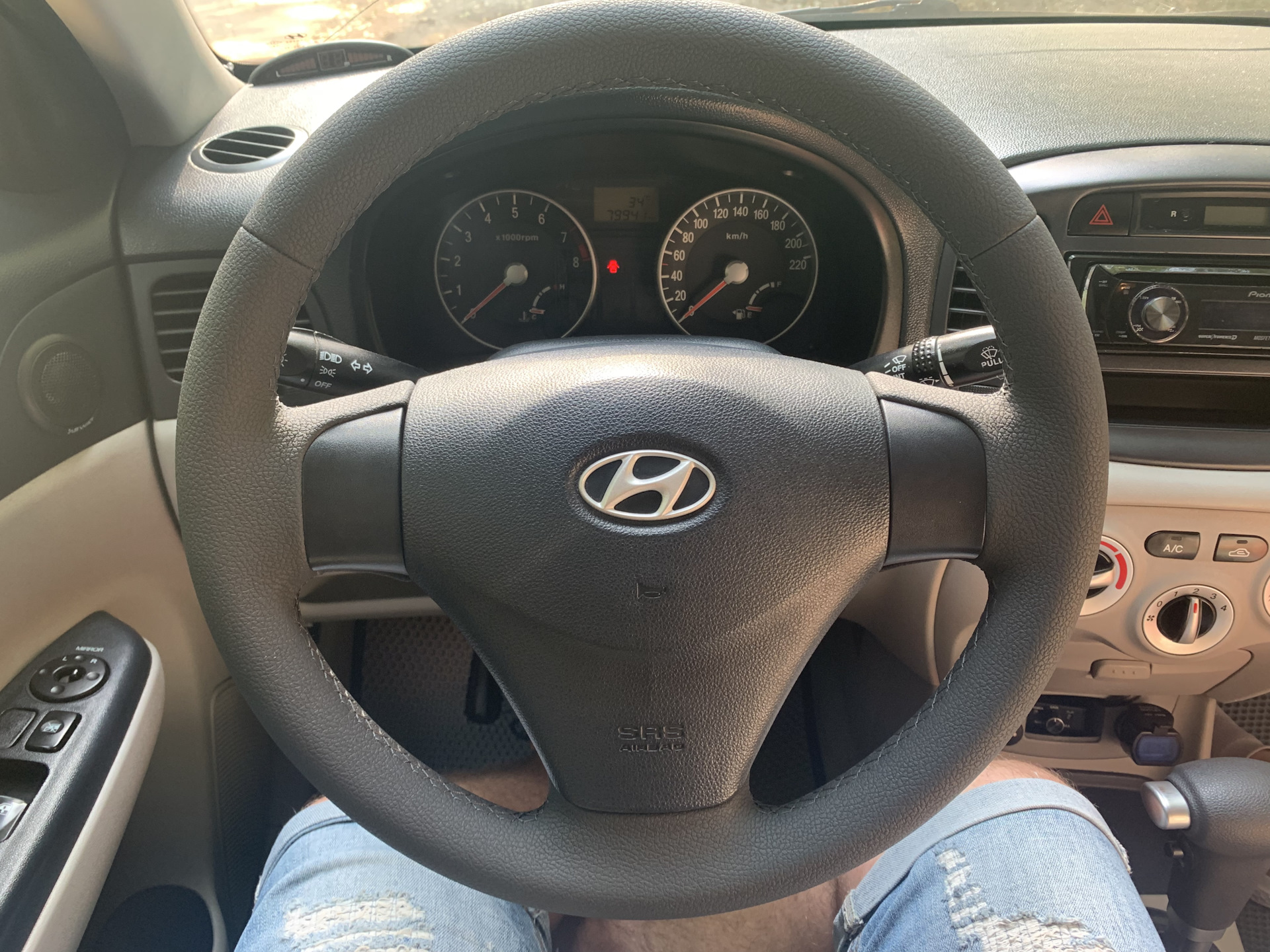 Перешил руль — Hyundai Accent (3G), 1,4 л, 2006 года | аксессуары | DRIVE2